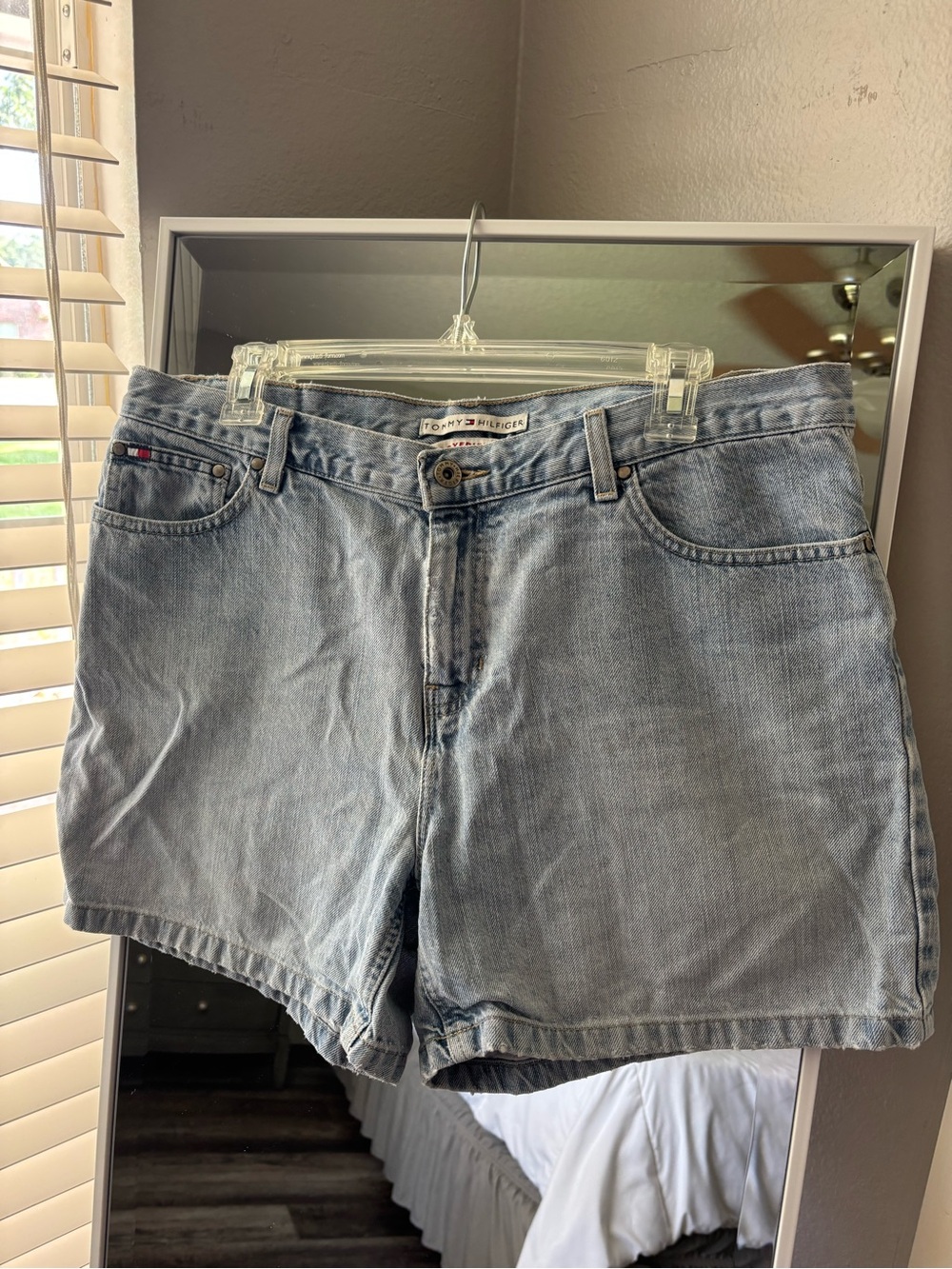 Tommy Hilfiger Light Blue Denim Jean Shorts